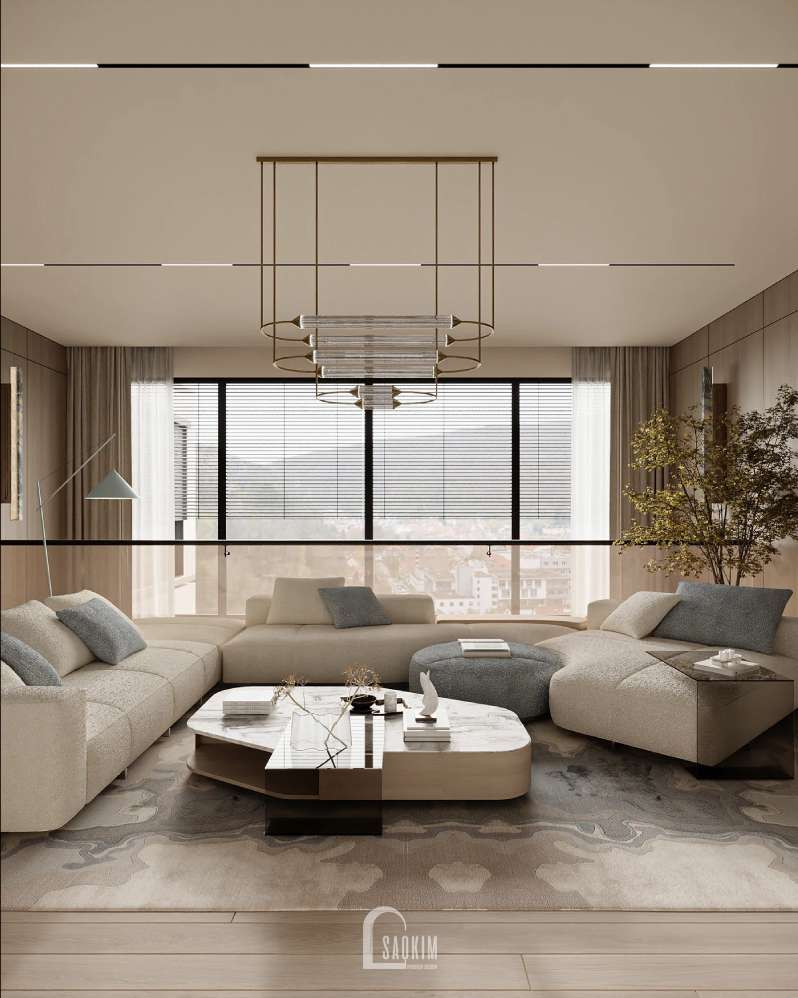 Thiết kế nội thất phong cách Contemporary tận dụng ánh sáng tự nhiên và không gian mở